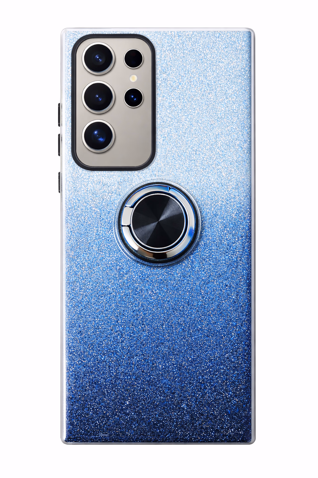 Samsung S24 Ultra - Fusion Chrome Ring Case - Blue